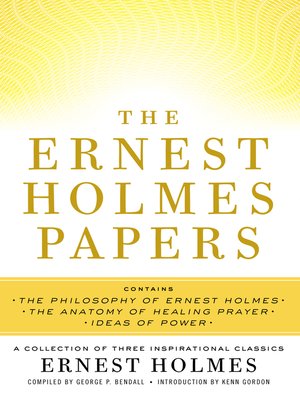 cover image of The Ernest Holmes Papers